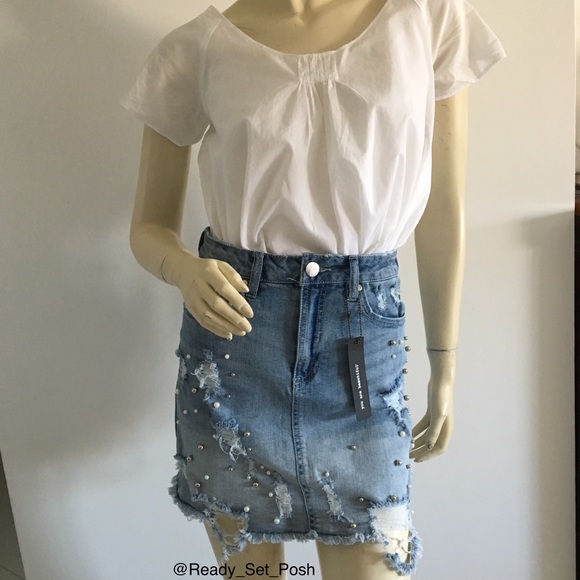 DKNY petite white short sleeve blouse w/ camisole - Picture 6 of 8